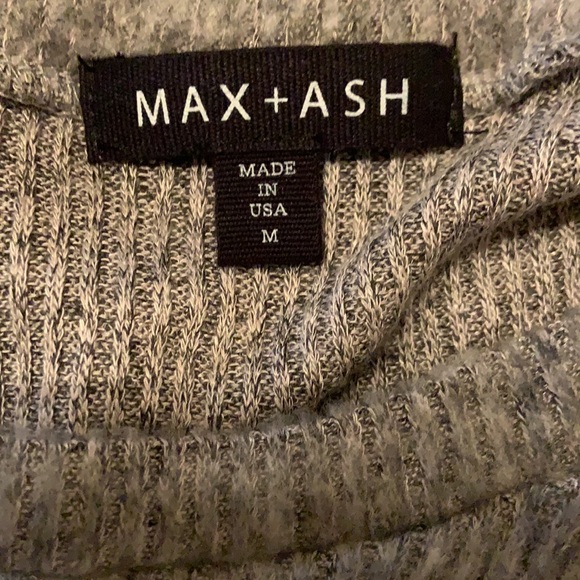 Max + Ash Sweater Dress with a Flounce Hem in Mocha Black, Size Medium, NWT - Picture 10 of 15